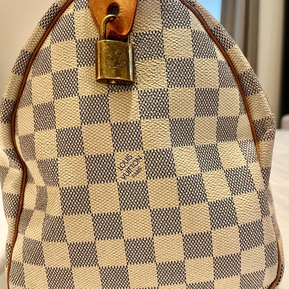 Louis Vuitton Damier Azur Canvas Speedy 30 - Picture 4 of 11